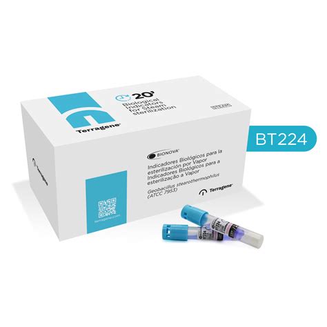 terragene ultra rapid steam biological indicator