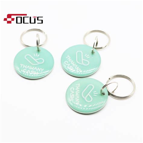 RFID IC Keyfob RFID F08 Epoxy Card For Access Control System China