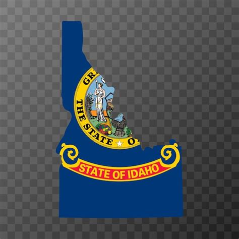 Premium Vector Idaho State Flag Vector Illustration