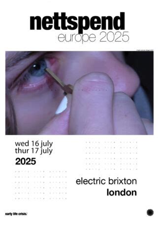 NETTSPEND Bad Ass Kid 2025 UK Tour LONDON Poster