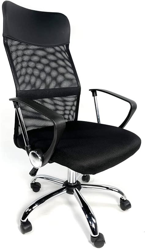 Ofik Silla Para Oficina Ejecutiva E Mesh Y Tela Color Negro Base