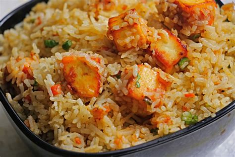 Vismaifood Paneer Fried Rice Recipe Chinese Style Fried Rice