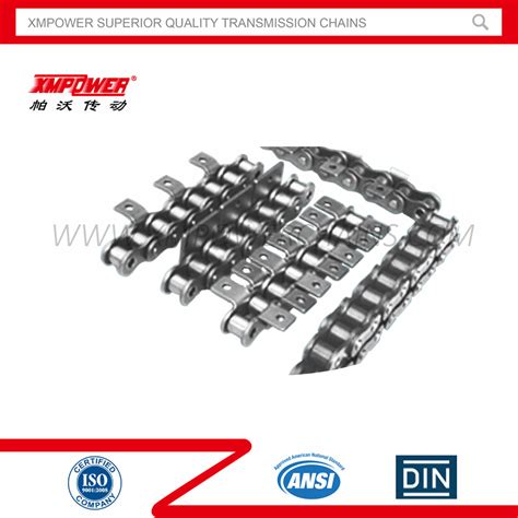 Short Pitch Precision Double Rows Roller Chains A Series Ansi Iso