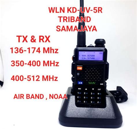 Jual Ht Wln Kd Uv 5r Triband 144 350 400mhz Tx Rx Di Seller Circlet