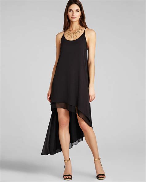 Bcbgmaxazria Bcbg Max Azria Tank Dress Lienna Double Layer In Black Lyst