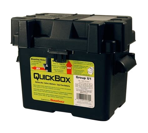 120170 012 Quickcable Group U1 Standard Battery Box Black