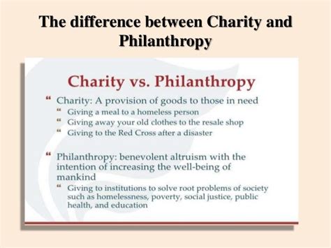 Philanthropy