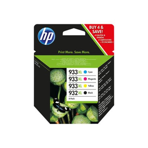 HP High Yield 932XL/933XL Combo Pack - 4-pack - - black, yellow, cyan ...