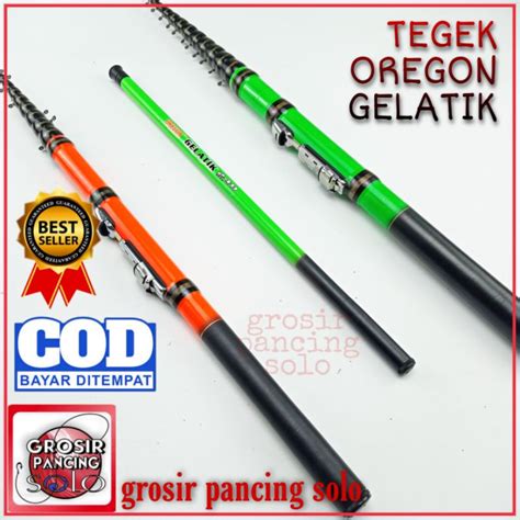 Jual Joran Tegek Oregon Gelatik 210 240 270 300cm Set Kolong Shopee