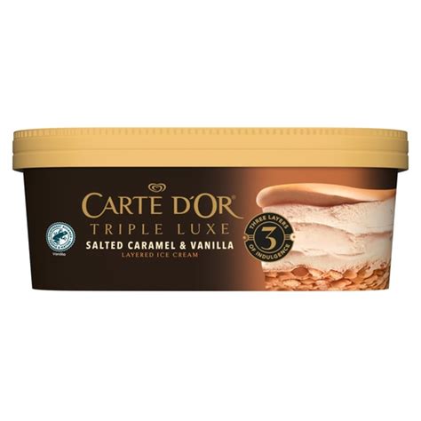 Carte D Or Tarrina Helado Sabor Caramelo Salado Y Vainilla Ml