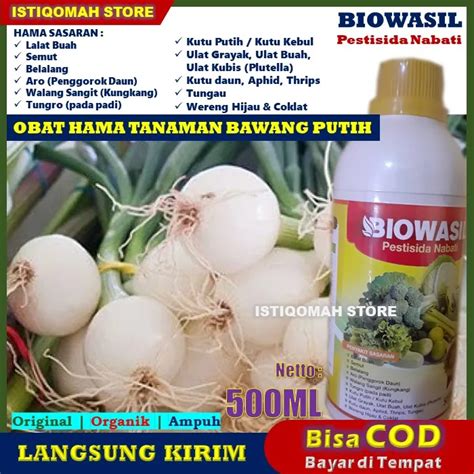 BIOWASIL 500ml Pestisida Nabati Obat Pembasmi Hama Ulat Tanah Tanaman