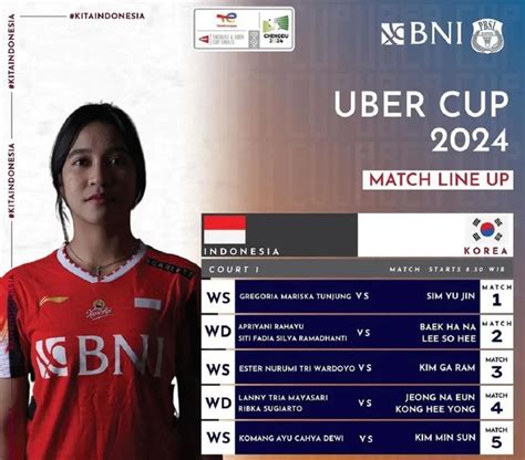 Link Live Streaming Inews Semifinal Thomas Uber Cup 2024 Nonton Gratis