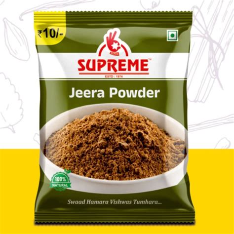 Savoury And Nutty Supreme Jeera Powder Packaging Type Packet