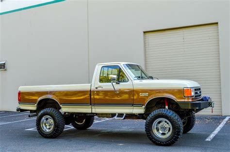 1991 FORD F250 SINGLE CAB XLT LARIAT LIFTED 4X4 7.5L V8 5 SPEED MANUAL ...