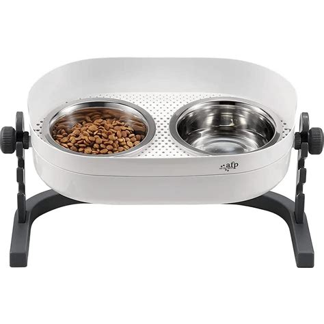 All For Paws 3 In 1 Elevated Double Diner Dog & Cat Bowls