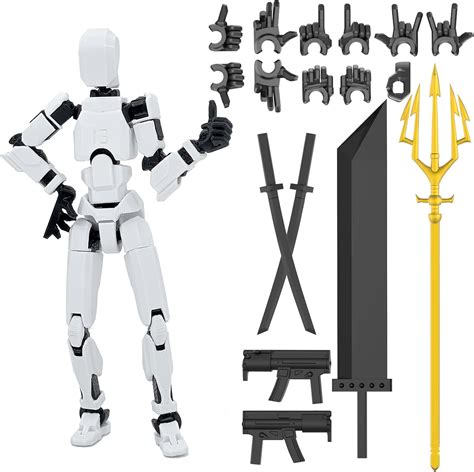 Amazon Assembled T13 Action Figure Set Giant Sword Titan 13