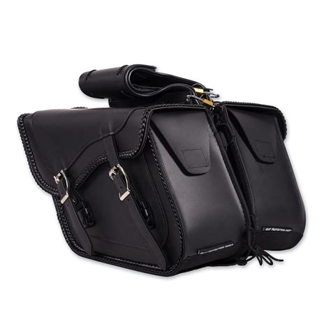 Dream Apparel Saddlebag And Accessory Plain Throwover Zip Off Saddlebags