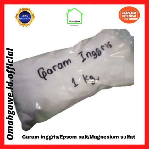 Garam Inggris Epsom Salt Garam Epsom Magnesium Sulfat Mgso Kg