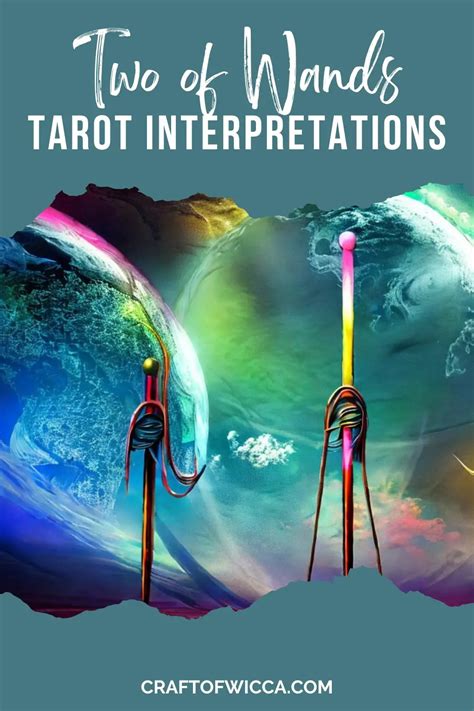 The Two Of Wands Tarot Card Meanings Simply Explained Craft Of Wicca