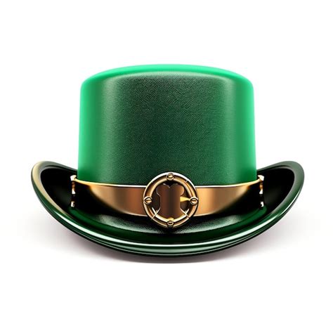 Premium Photo St Patricks Hat With Clover Vector Illustration