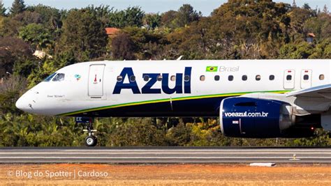 Ps Aee Embraer E E Azul Linhas A Reas Blog Do Spotter