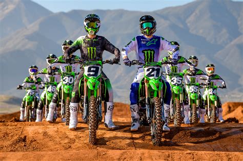 Photo Gallery Monster Energy Pro Circuit Kawasaki Team Shoot