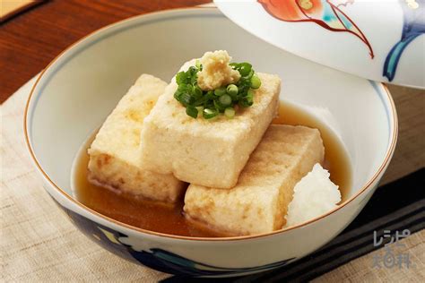 B Recipe カリっと、ふわふわ揚げ出し豆腐のレシピ・作り方｜レシピ大百科（レシピ・料理）｜【味の素パーク】 木綿豆腐や大根