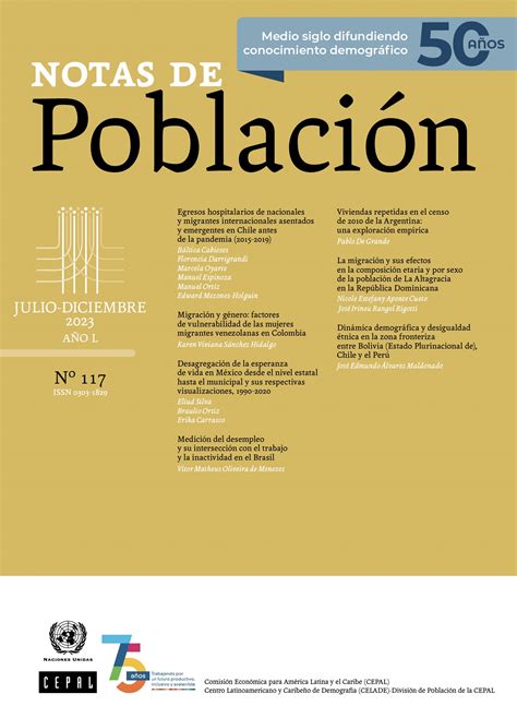 Notas De Población Vol 50 N° 117 Cepal