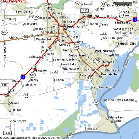 Vidor Texas Map