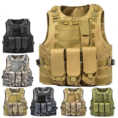 Airsoft Engrenagem Militar T Tico Colete Molle Combate Assalto Placa