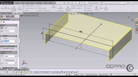 Sheet Metal Aula Chapa Met Lica Solidworks Celso Torres Youtube