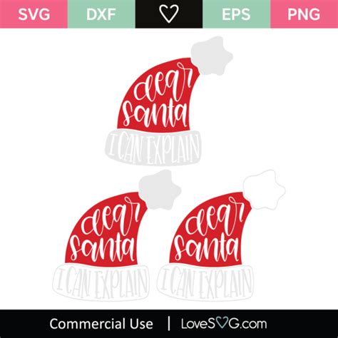 Dear Santa I Can Explain Svg Cut File