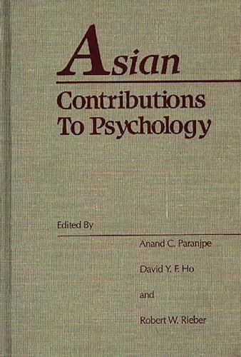 Asian Contributions To Psychology