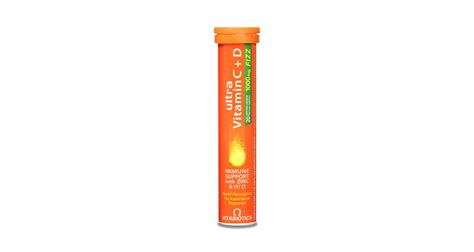 Ultra Vitamin C D Fizz Effervescent Tablets Vitabiotics