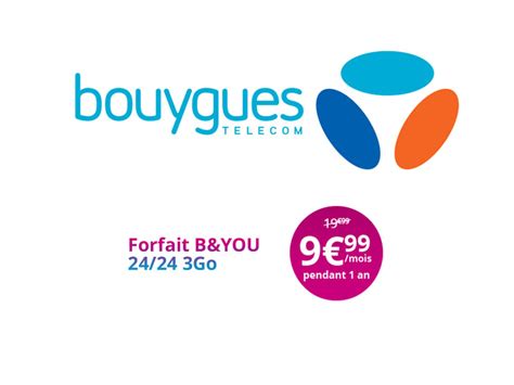 Bouygues Telecom propose ses Forfaits B You à prix réduit CNET France