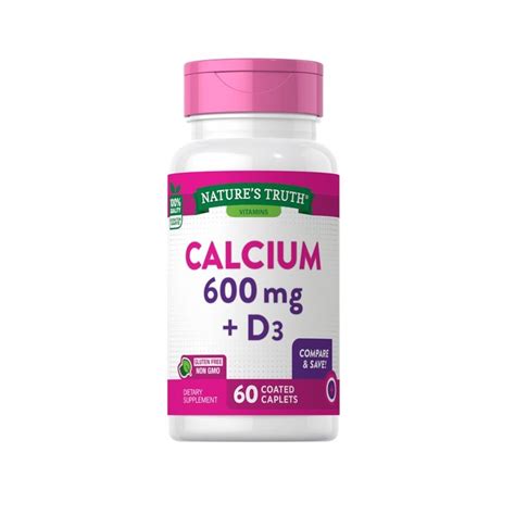 Nature S Truth Calcium Vit D3 De 60caps — Farmacias Arrocha