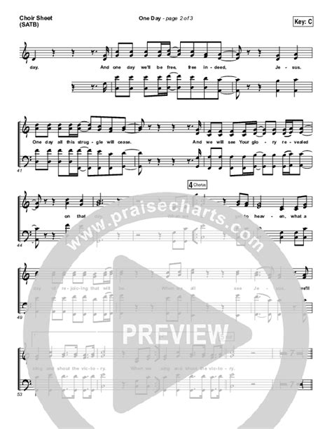 One Day When We All Get To Heaven Sheet Music Pdf Matt Redman Praisecharts