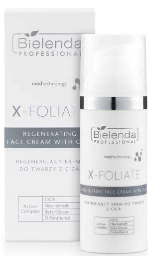 BIELENDA X FOLIATE REGENERUJĄCY KREM DO TWARZY Z CICA 50ML 12710368772