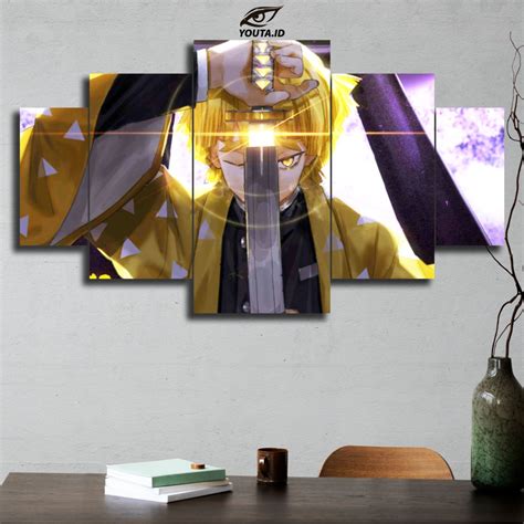 Jual YOUTA ID HIASAN DINDING POSTER ANIME 1 SET Zenitsu Demon Slayer