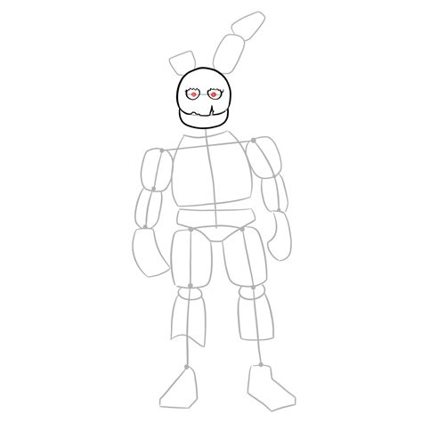 How To Draw Springtrap From Fnaf 3 Sketchok