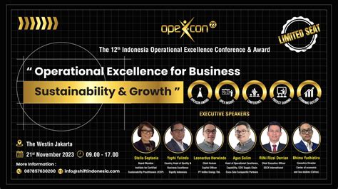 SHIFT Indonesia Announces The 12th Annual OPEXCON Speaker Lineup