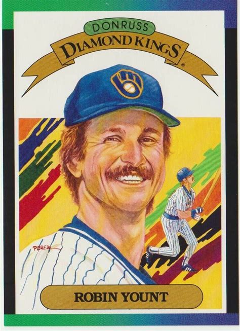 Robin Yount Donruss Super Diamond Kings X Milwaukee Brewers