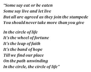 Elton John's "Circle of Life" Lyrics Meaning - Song Meanings and Facts