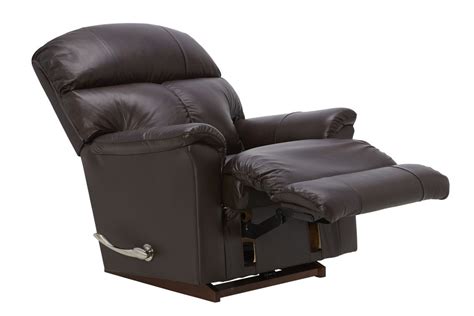 Reed Walnut Leather Rocker Recliner By La Z Boy