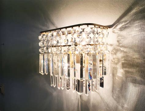 Pair Of Austrian Crystal Sconces By Bakalowits And Sohne For Sale At 1stdibs