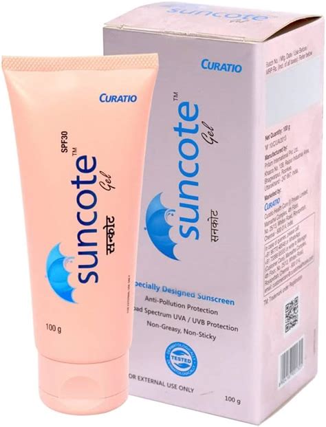 Suncote Gel 100g Amazon In Beauty