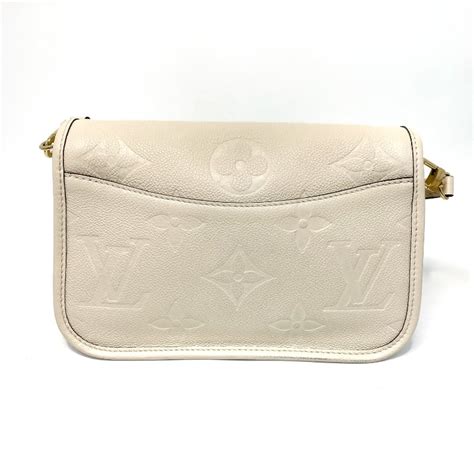 Louis Vuitton 路易威登 Lv Diane Monogram Beige Empreinte Calfskin 2way Bag