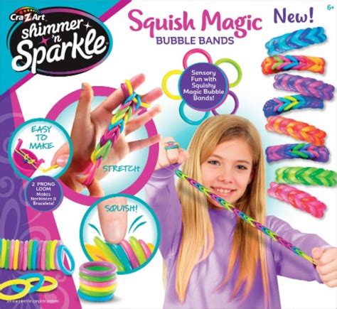 Cra Z Art Shimmer N Sparkle Squish Magic Bubble Bands 1 Ct Kroger