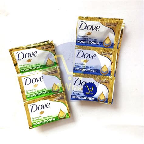 Jual Dove Kondisioner Renceng Isi 12 Sachet X 9ml Dove Conditioner