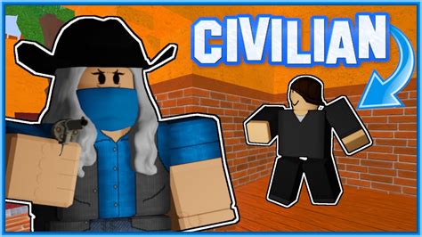 I BECAME A CIVILIAN In Arsenal Roblox YouTube